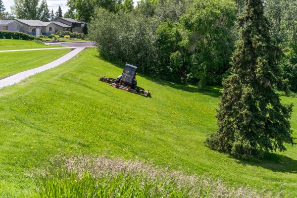 Hill Mowing in Sun Prairie